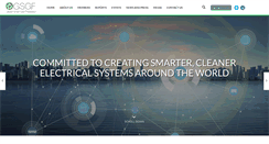 Desktop Screenshot of globalsmartgridfederation.org
